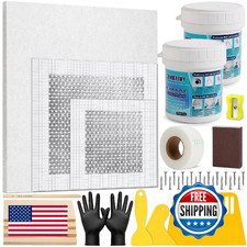 37 Pcs Drywall Repair Kit with 12"x12" Dry Wall Panel, Dry wall Patch Kit Sheetr