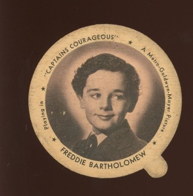 1937 F5-3 Dixie Lids Movie Stars #2 Freddie Bartholomew VG *d2