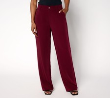 BEAUTIFUL by Lawrence Zarian Women's Pants Sz 6 Straight Leg Trouser Red A702331