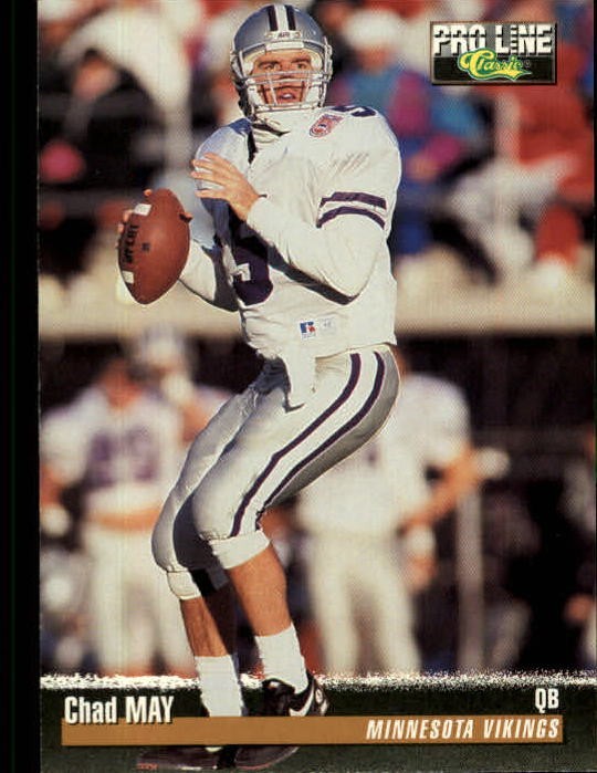 1995 Pro Line #44 Chad May RC - FB