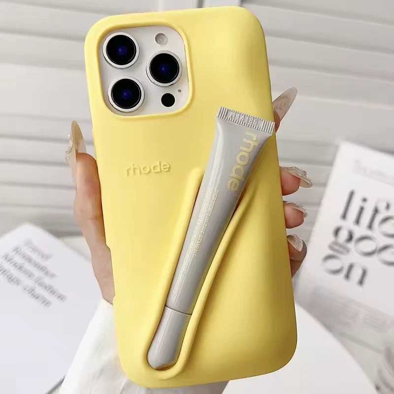 Rhode Phone Case iPhone 11 12 13 14 15 16 Pro Max Plus Lipstick