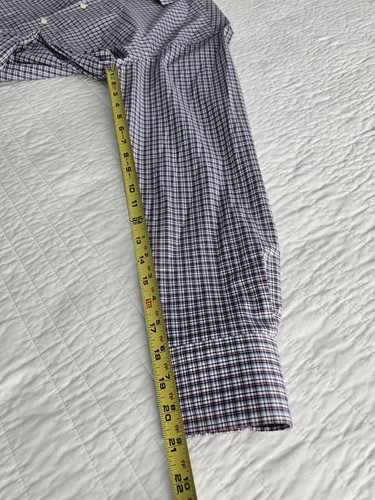 Peter Millar Windemere Crown Lite Cotton-Stretch Shirt Men Large Button Down - Picture 9 of 14