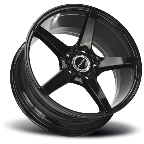 Strada S35 Perfetto 24x10 6x135 +24mm Gloss Black Wheel Rim 24