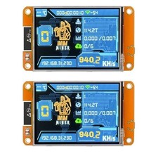 2PCS V2 940KH/S Hashrate Lottery Miner ESP32 2.8 Inch Display Bitcoin1855