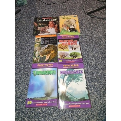 6 Books Kids Animal and Science Readers Kids Learn to Read Books  Beginning