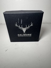 2 x Rare Dalmore Whisky Mirrored Coasters, Drink Coasters, New with Box, Gift m