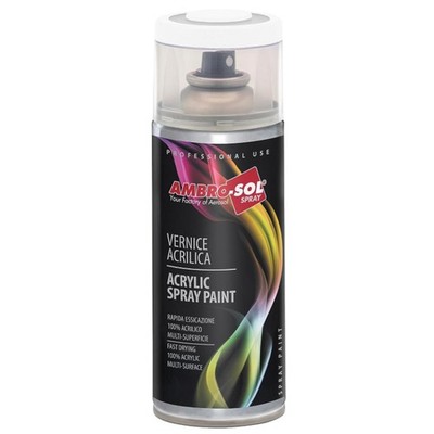 AMBRO-SOL Acryl-Sprühfarbe Mehrzweck Spraydose Weiß Matt
