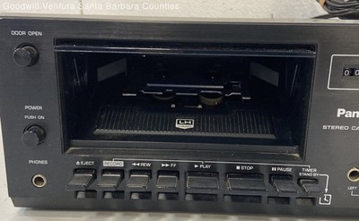 Vintage Panasonic Cassette Player RS-612US Parts And Repair | eBay