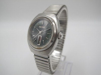 [Exc+3] Seiko 2706-7040 Automatic 21J Day Date Ladies Vintage Watch Japan