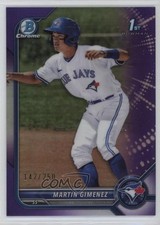 2022 Bowman Chrome Prospects Purple Refractor /250 Martin Gimenez #BCP-97 0r2b