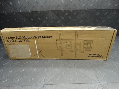 Best Buy Essentials Full Motion TV Wall Mount 47-84 in Swivel Tilt 110lb BE-MLFM