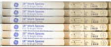 case of 6 GE F15T8 Linear Fluorescent, 18 inches, 15 watt T8, 3500K Bright