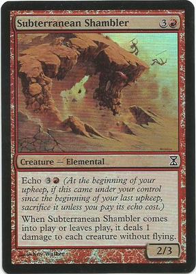 1x Foil - Subterranean Shambler - Magic the Gathering MTG Time Spiral