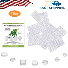 Rubber Cabinet Door Bumper Stopper Cushion Adhesive Pad Damper for Kitchen