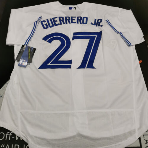 Vladimir Guerrero Jr. #27 Toronto Blue Jays White Flex Base Stitched Jersey.  - Juicy Lucy's Steakhouse