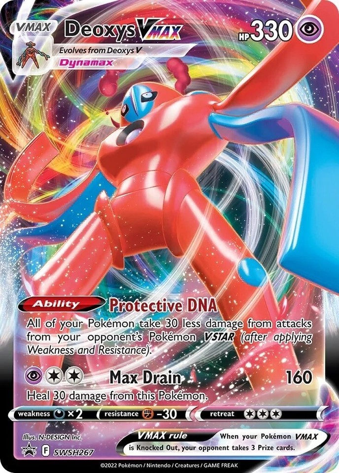 Deoxys VMAX SWSH267 SWSH: Sword & Shield Promo Cards - 1 of 1