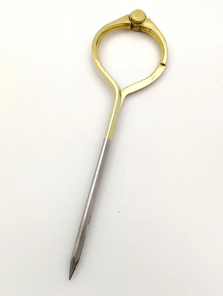 Navigation Divider Marine Nautical Single Handed Straight Divider Solid Brass 8" - Image 3 of 4