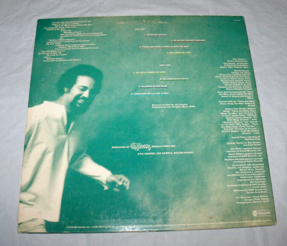 Joe Sample - Rainbow Seeker 1978 ABC Records Jazz LP VG+ | eBay