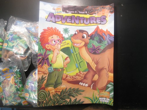 The Land Before Time "Complete 6 Toy Set Plus Booklet" NIP Burger King 1997 - Bild 7 von 9