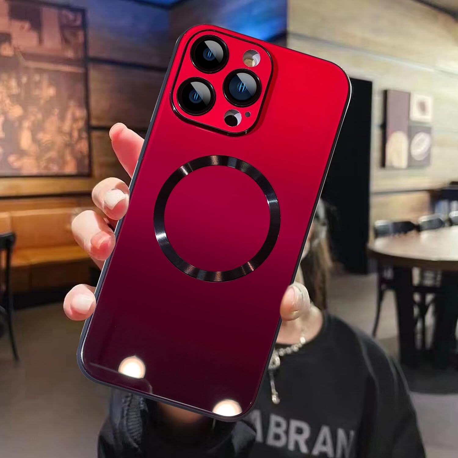 Compatible with iPhone 13 Pro Max Case (Support for Magsafe) Magnetic Gradient C