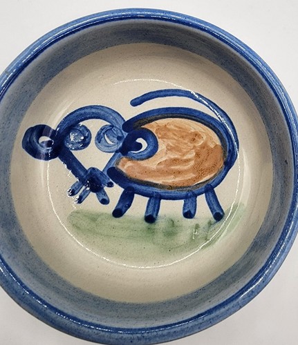 * M A Hadley Kitty Bowl With Mouse 4.25” No Chips Or Cracks - Picture 8 of 12