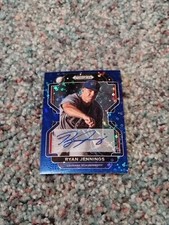 2022 Prizm Draft Picks Baseball Ryan Jennings Auto Blue Speckle /25 #PDP128