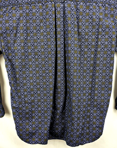 Roper Men's Shirt Size XL Long Sleeve Button Purple/Blue/Gold Geometric Design - Picture 9 of 10