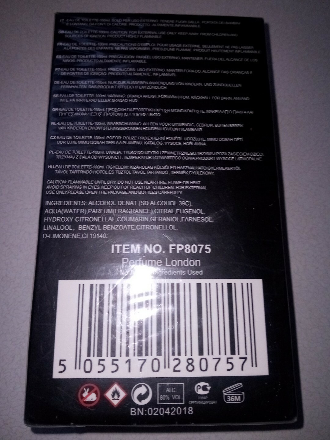 code black aftershave