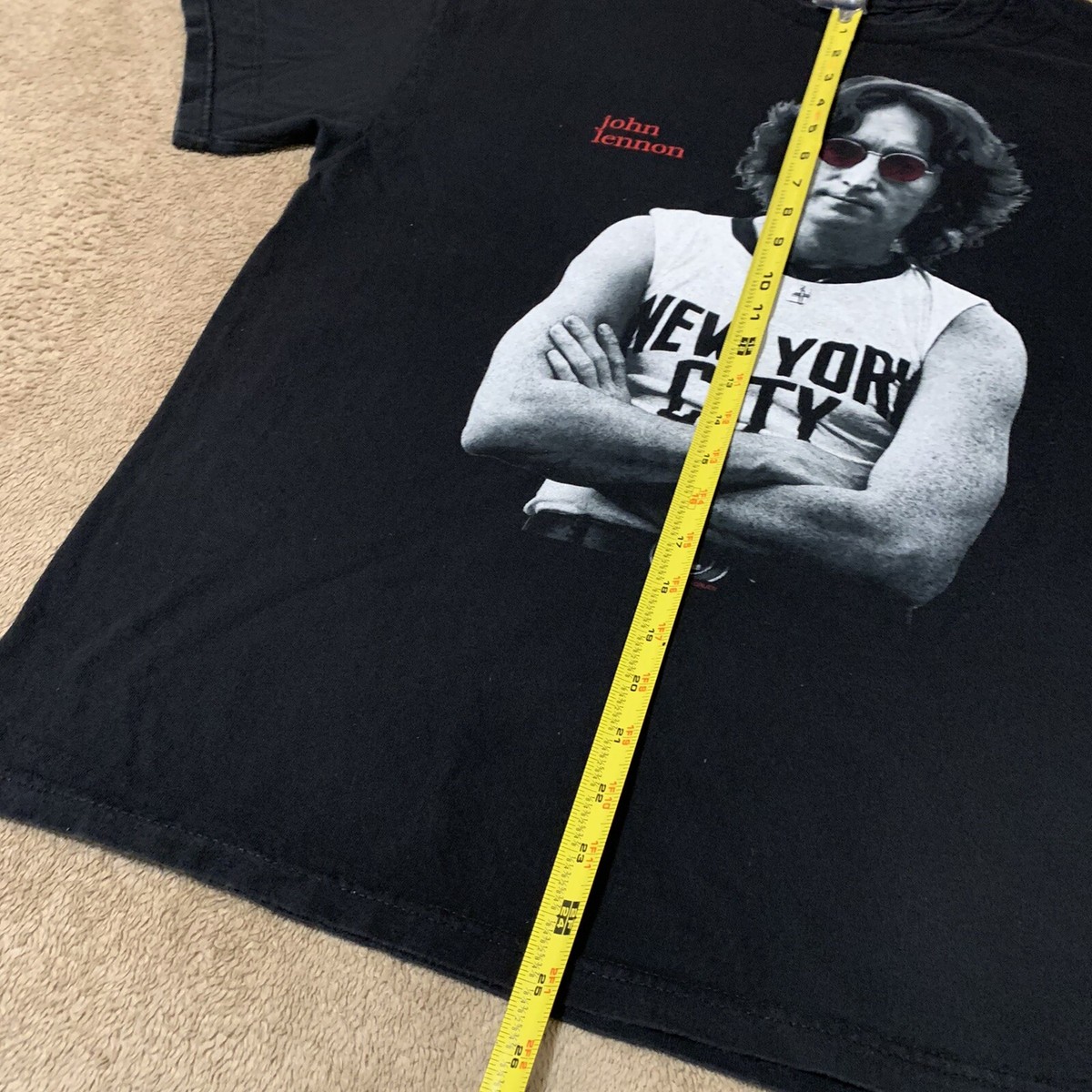 vintage john lennon t shirt size L 90s the beatles | eBay