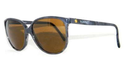 Gray VUARNET Cat Eye Vintage 2467 Sunglasses Brown PX2000 New