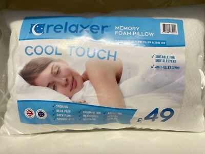 Cool Touch Memory Foam Kissen Orthopädisch für Nackenschmerzen Rückenstütze CoolPillow