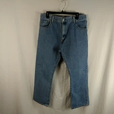 Levi's 36X30 Mens Blue 517 Boot Cut Cotton Casual Pockets Med Wash Denim Jeans