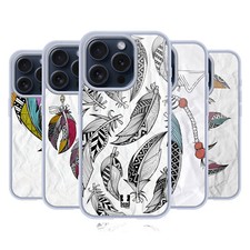 HEAD CASE PIUME TRIBALI CUSTODIA COVER MORBIDA IN GEL PER APPLE iPHONE TELEFONI