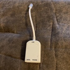 DSL ADSL SPLITTER FILTER PHONE MODEM LAN INTERNET TELEPHONE WIRELESS WIRED CABLE