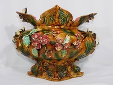 Jardinière Barbotine Antique