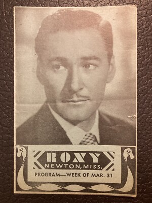 1947 ROXY THEATRE Newton Miss. MOVIE HERALD! Errol Flynn! SAN ANTONIO! Tim Holt!