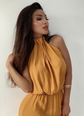zara flowing halter dress Zara SS19 Halter Top Dress Red 2673/693 Blogger Fav NWT
