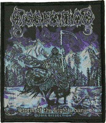 Dissection - Storm off the Lights Bane - 3.5'' x 4'' Printed Woven Patch