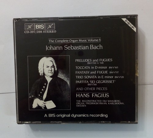 70556 CD - J. S Bach - Complete Organ Music (2CD) - Hans Fagius - Imagen 1 de 3