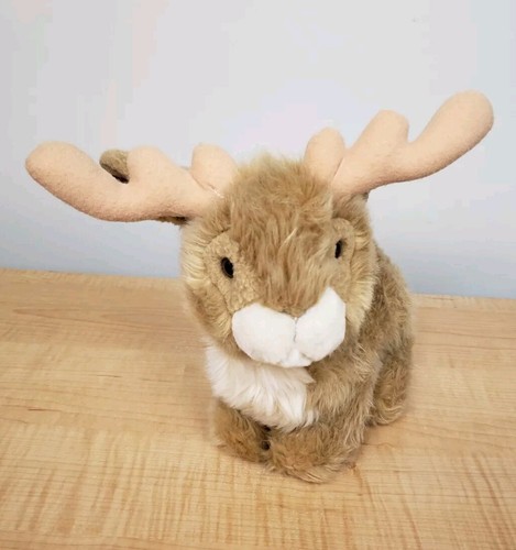 Yangjee Ltd Jackalope Peluche Conejo Con Cuernos Relleno 11" Mítico - Imagen 2 de 13