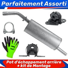 Pot d’échappement arrière pour Citroen DS3 1 I Hayon, Cabrio 1.4 1.6 (2010-2015)