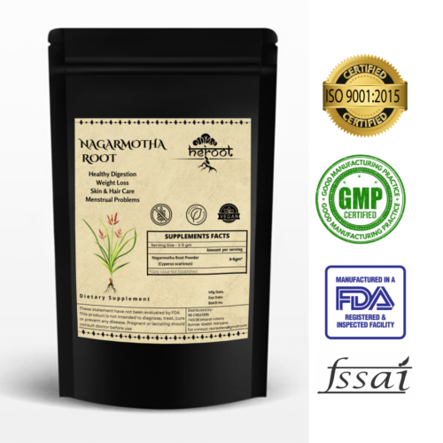 Organic Nagarmotha Root Powder 50gm Weight Loss, Skin & Hair Care,  Digestion | eBay