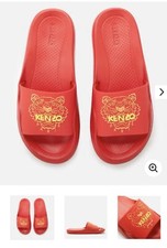 KENZO Mens Logo Slides/ sliders ultra rare colourway! RRP £95 uk 43 Grade A+++++