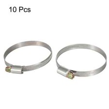 10pcs Clamping Range 50mm-70mm  9mmWidth Steel Hose Clamp
