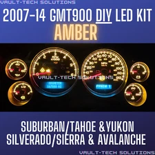 LED GAUGE CLUSTER UPGRADE KIT SILVERADO SIERRA TAHOE SUBURBAN YUKON 07-2014 DIY