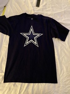 Dallas Cowboys Mens T-Shirt Premier Logo Short Sleeve Cotton Navy BLUE 