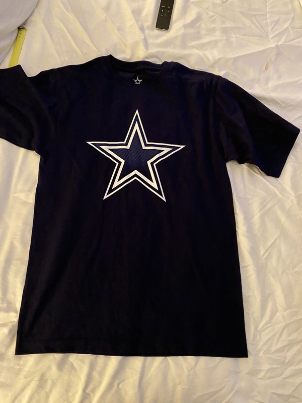 Dallas Cowboys Mens T-Shirt Premier Logo Short Sleeve Cotton Navy BLUE 