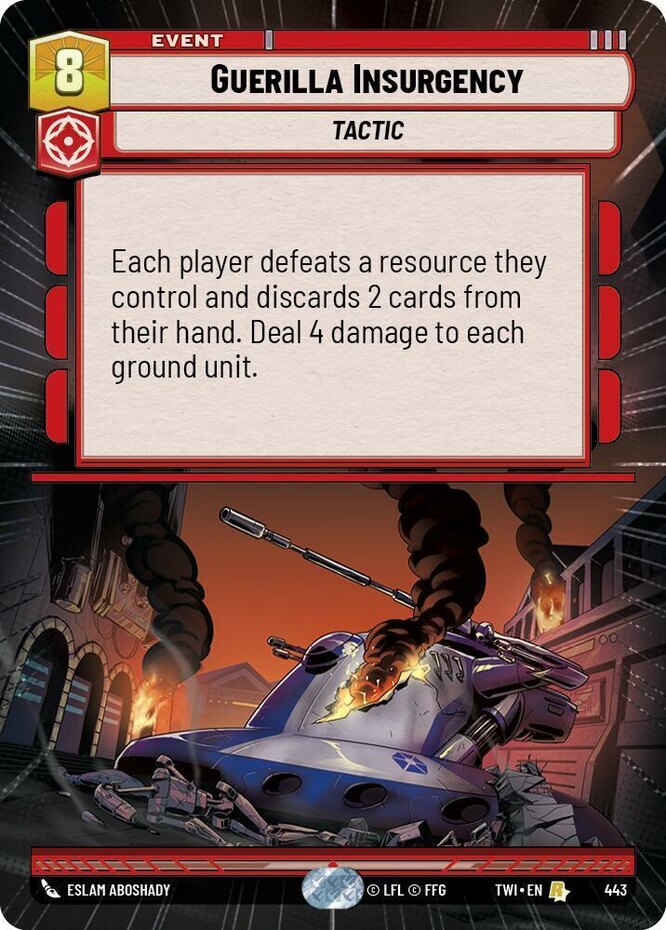 Guerilla Insurgency - Hyperspace #443 Star Wars Unlimited Twilight of the Republ