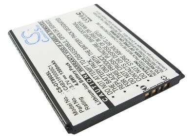 Ersatzakku Für Alcatel One Touch 990A – 3,7V, 1500mAh, Li-Ion, Schwarz, Mit Schutzelektronik, Kompatibel