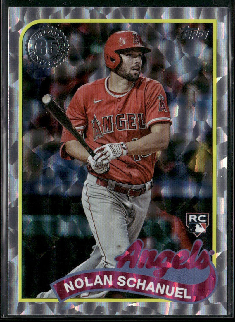 2024 Topps #89B-71 Nolan Schanuel 1989 Topps Baseball 35th Anniversary Blue